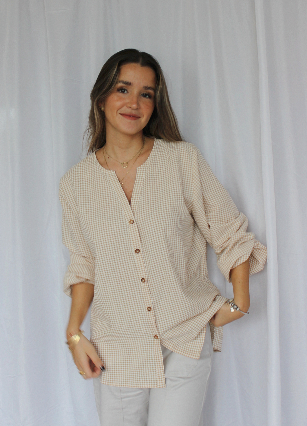 Blusa Olivia Beige