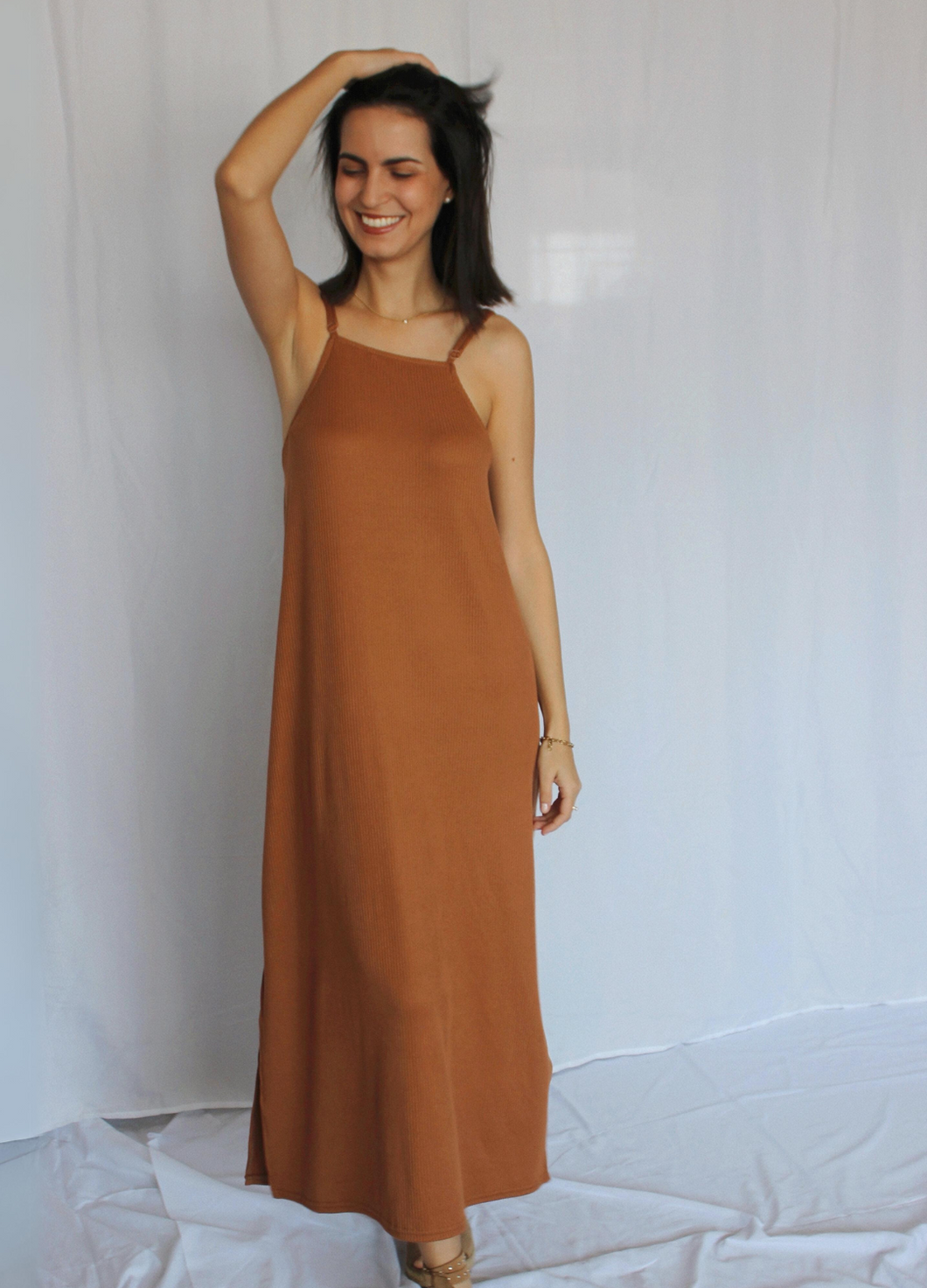 Vestido Emilia - Camel