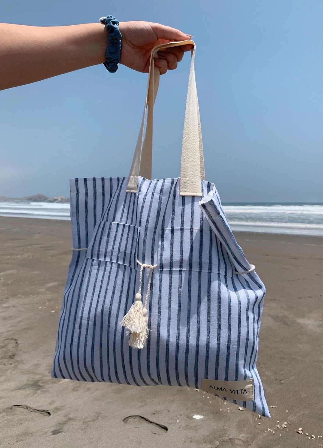 Positano Tote Bag - Blanco