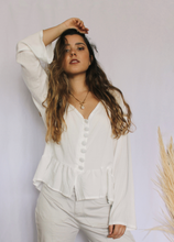 Cargar imagen en el visor de la galería, Blusa Eliza - Blanco
